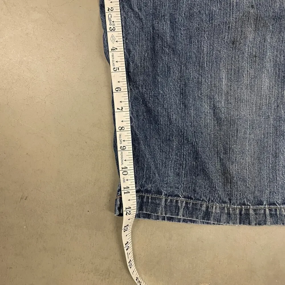 Baggy Y2K ecko unltd jean shorts 36